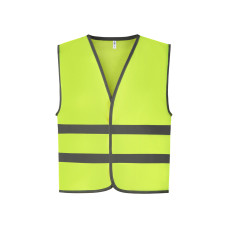Kids Fluo Reflective Border Waistcoat