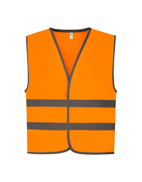 Kids Fluo Reflective Border Waistcoat