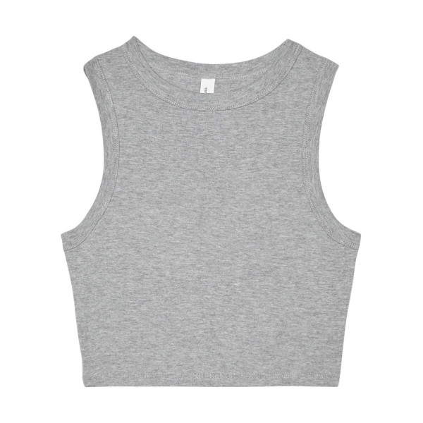 Women's Micro Rib Muscle Crop Tank