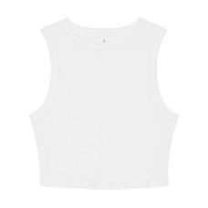 Women's Micro Rib Muscle Crop Tank