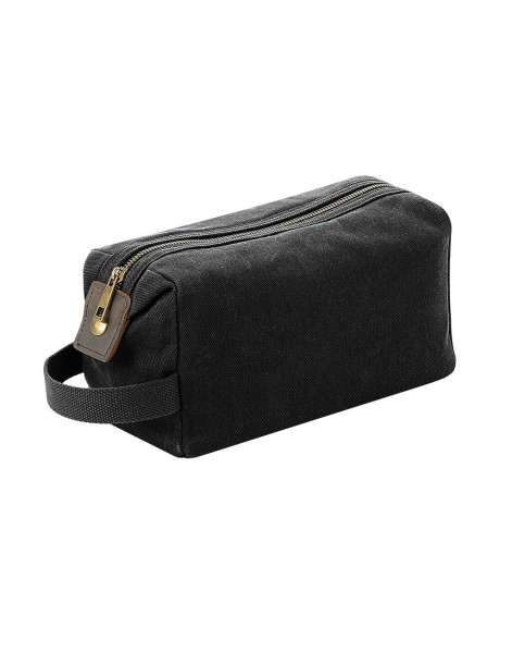 Heritage Waxed Canvas Wash Bag