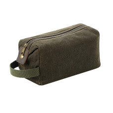 Heritage Waxed Canvas Wash Bag