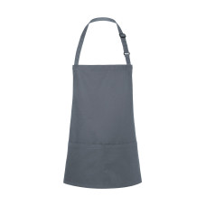 Short Bib Apron Basic with Buckle and Pocket