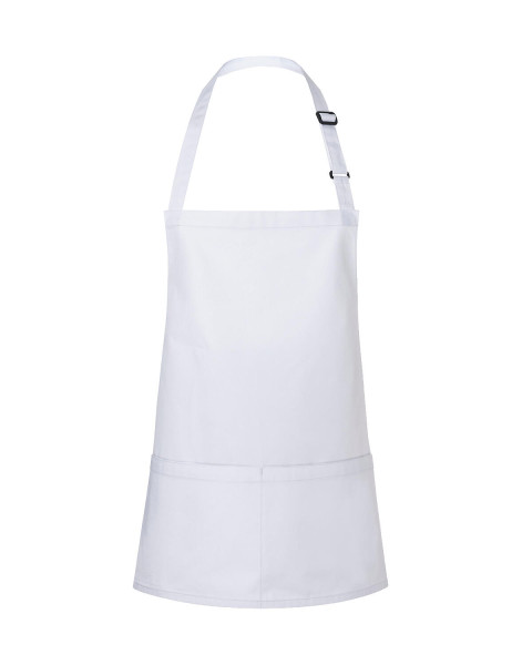 Short Bib Apron Basic with Buckle and Pocket