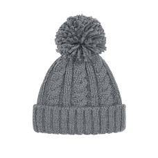Cable Knit Melange Beanie