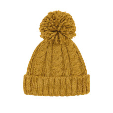 Cable Knit Melange Beanie