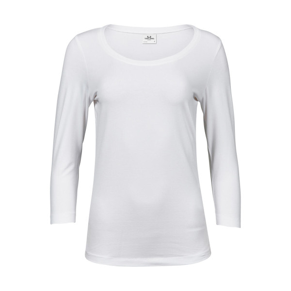 Ladies 3/4 Sleeve Stretch Tee