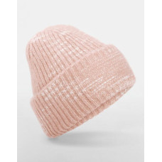 Chunky Knitted Patch Beanie