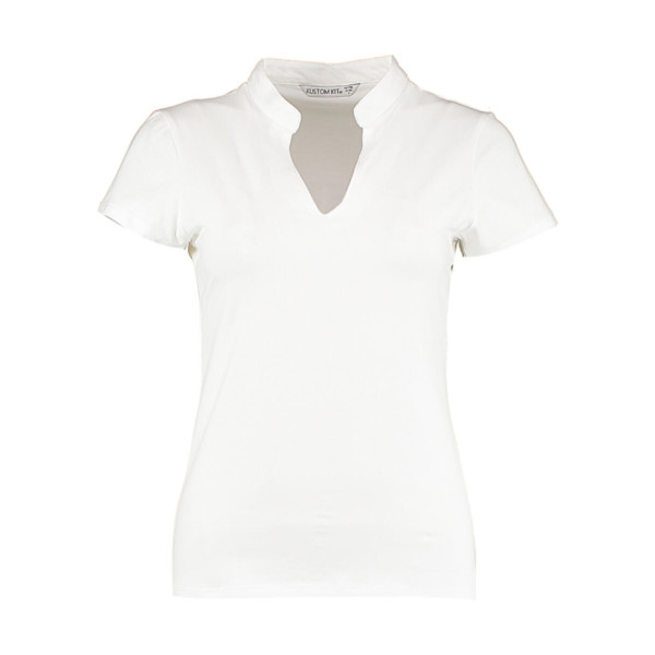 Regular Fit Mandarin Collar Top