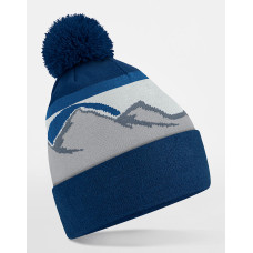 Mountain Peaks Pom Pom Beanie
