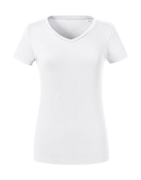 Ladies' Pure Organic V-Neck Tee