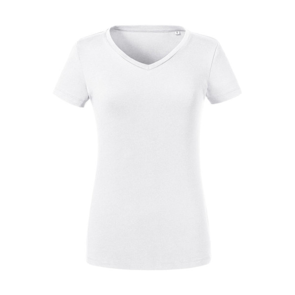 Ladies' Pure Organic V-Neck Tee