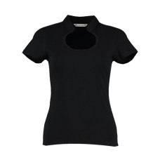Regular Fit Keyhole Neck Top