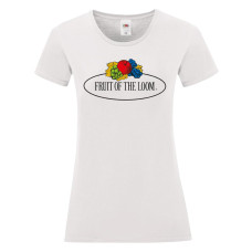 Ladies Vintage T Large Logo Print
