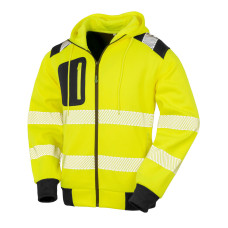 Recycled Robust Zipped Safety Hoody
