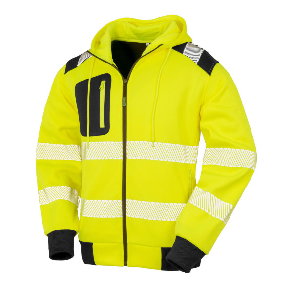 Recycled Robust Zipped Safety Hoody