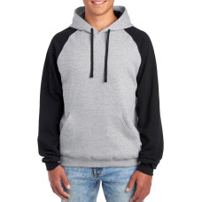 NuBlend Colour Block Raglan Hooded Sweatshirt