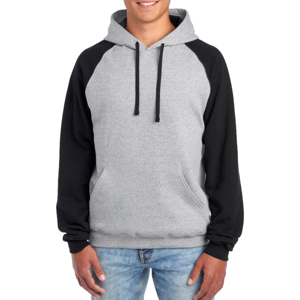 NuBlend Colour Block Raglan Hooded Sweatshirt
