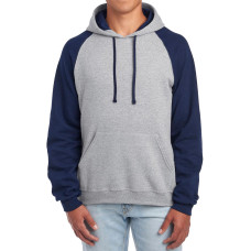 NuBlend Colour Block Raglan Hooded Sweatshirt