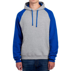NuBlend Colour Block Raglan Hooded Sweatshirt