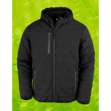 Black Compass Padded Winter Jacket