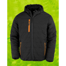 Black Compass Padded Winter Jacket