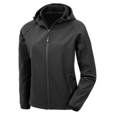 Women's Recycled 3-Layer Hooded Softshell