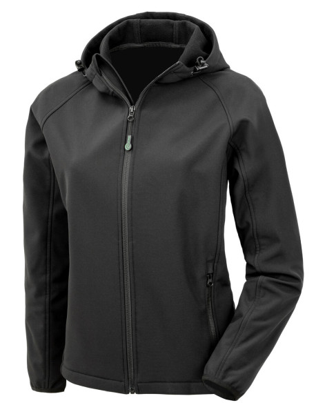 Women's Recycled 3-Layer Hooded Softshell