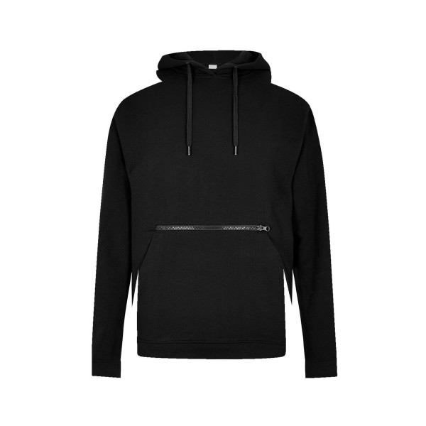 Pique Hoodie with Zipped Pocket