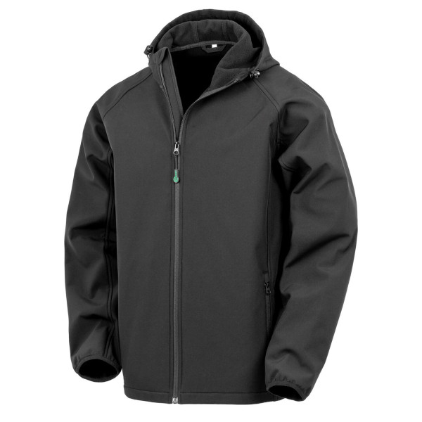 Men's Recycled 3-Layer Hooded Softshell