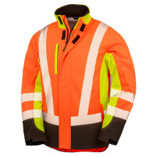 Recycled 3-Layer Printable 3-Tone Safety Softshell