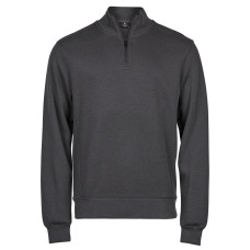 Ribbed Interlock Half Zip