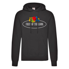 Vintage Hooded Sweat Classic Large Logo Print