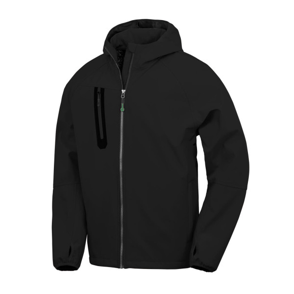 3-Layer Recycled Printable Casual Hooded Softshell