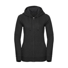 Ladies' Authentic Melange Zipped Hood Sweat