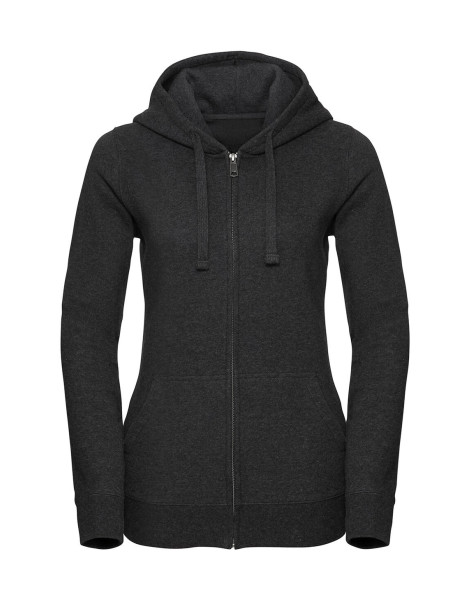 Ladies' Authentic Melange Zipped Hood Sweat