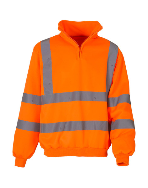 Fluo 1/4 Zip Sweat Shirt