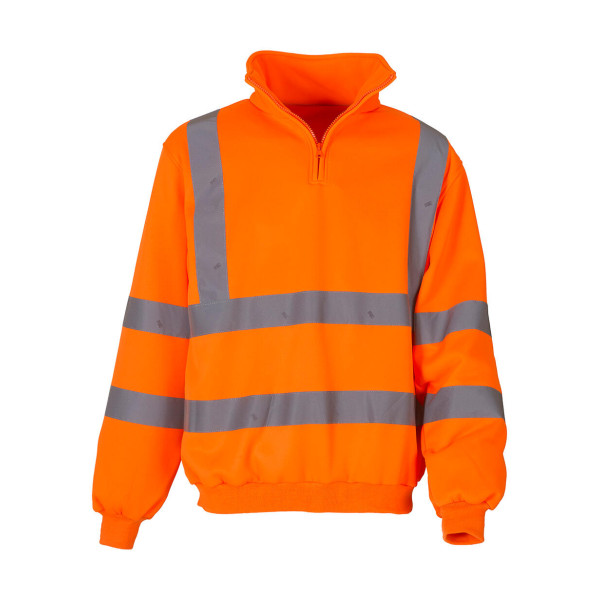 Fluo 1/4 Zip Sweat Shirt