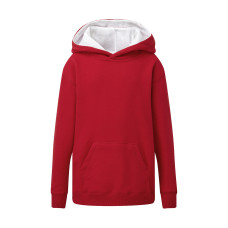 Contrast Hooded Sweatshirt Kids