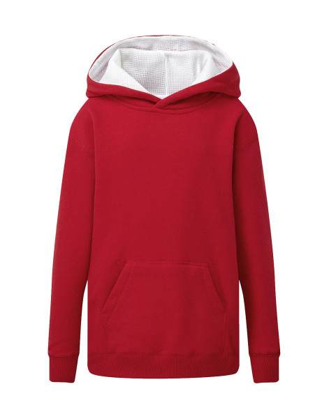 Contrast Hooded Sweatshirt Kids