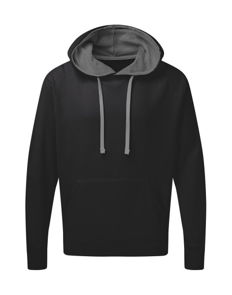 Contrast Hooded Sweatshirt Men
