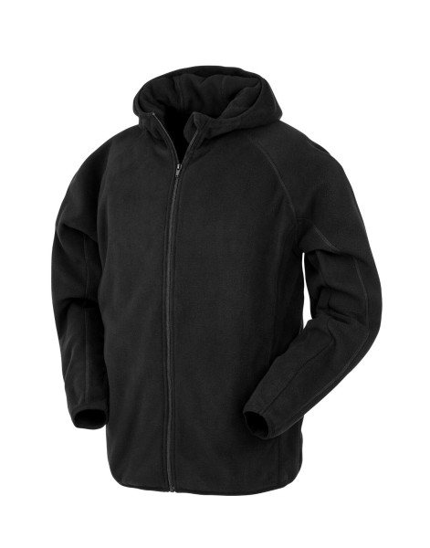 Hooded Recycled Microfleece Jacket