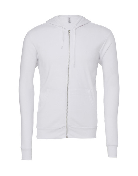 Unisex Poly-Cotton Full Zip Hoodie