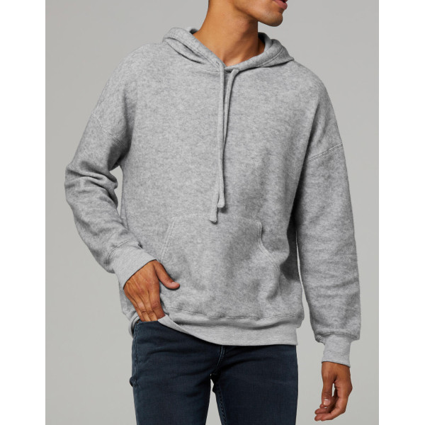 Unisex Sueded Fleece Pullover Hoodie