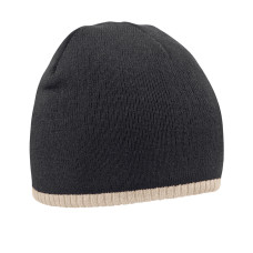 Two-Tone Beanie Knitted Hat