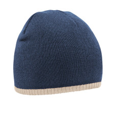 Two-Tone Beanie Knitted Hat