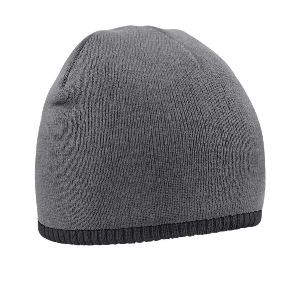 Two-Tone Beanie Knitted Hat
