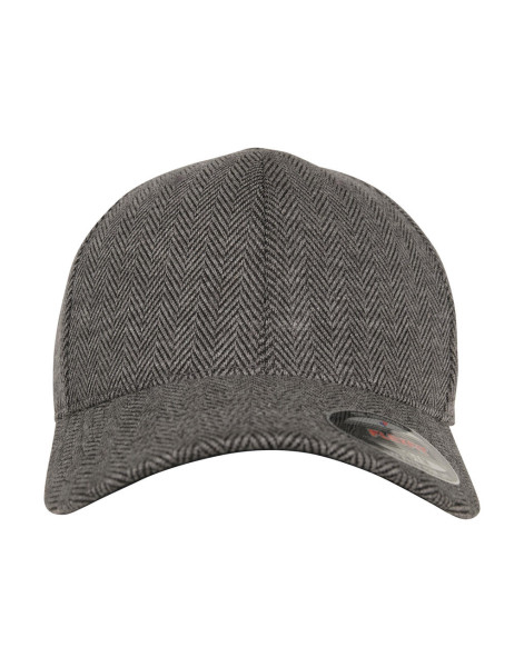 Heringbone Melange Cap