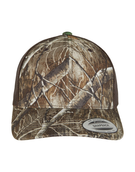 YP Classcis RealTree Camo Retro Trucker Cap