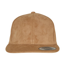 Suede Leather Snapback
